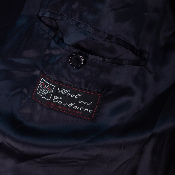 Mario Valente Italian mens wool & cashmere coat - Picture 6 of 7